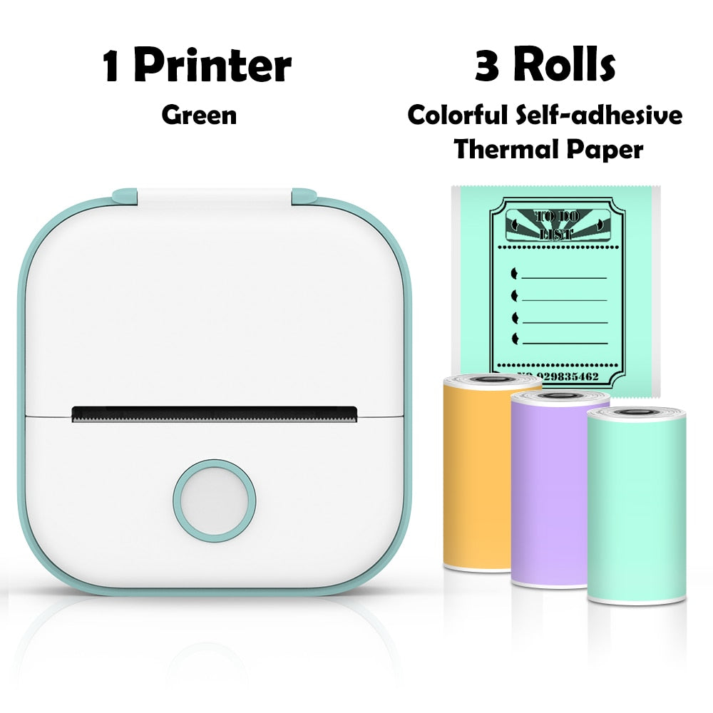 Portable Printerphomemo T02 Mini Printer - Portable, Inkless